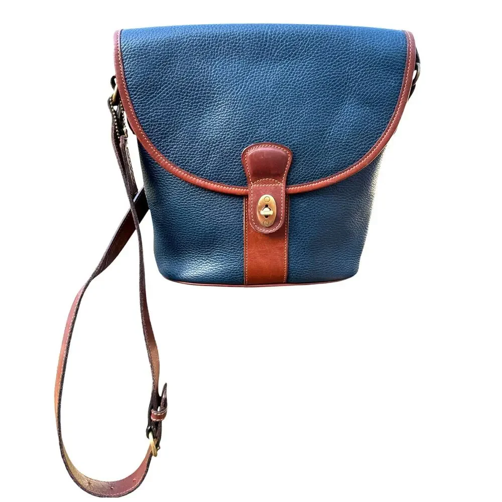 Vintage COACH Sheridan Pebbled Leather Crossbody